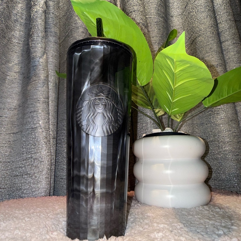 Starbucks Black and Gray Tumbler